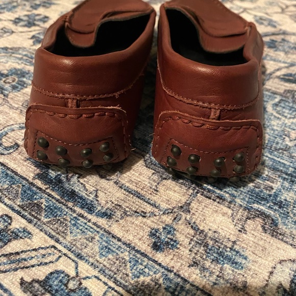 M.Gemi Pastoso Burgundy Leather Loafers Size 6 - Picture 9 of 10